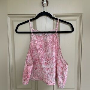 Free People Wrapped Around You Crop Tank Top XL